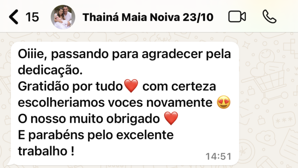 Depoimento Thainá Maia