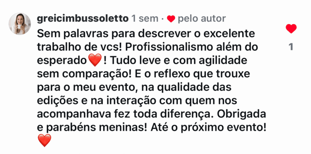 Comentário Instagram Greici